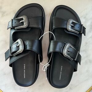 AE Buckle Sandals